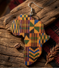 kente print africa earrings map of african jewelry accessories fashion outfit idea natural hair ear ring jewellery accessory