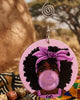 Leikeli - Chew Pon Ya Bubble Gum Earrings - Pink blowing bubbles jewelry