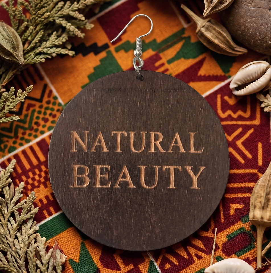 natural beauty earrings | natural hair earrings | afrocentric earrings | afrocentric | afrocentric fashion | afrocentric jewelry | wooden earrings