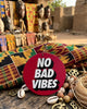 No bad vibes / only good vibes earrings | Natural Hair Jewelry | Afrocentric Accessories