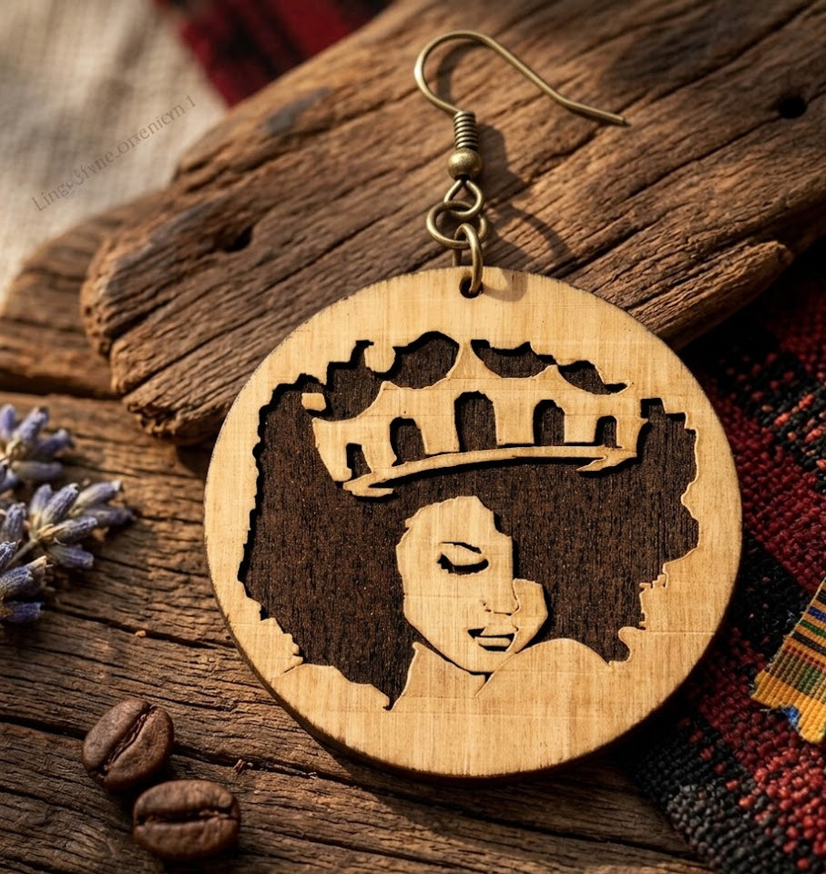 pam natural hair earrings afrocentric jewelry ear ring accessories fashion outfit clothing accessory woman lady black african american christmas gift idea kwanzaa birthday girl women
