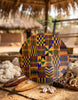 Round Kente Print Earrings | Afrocentric Pro Black Accessories | Natural hair | African | jewelry