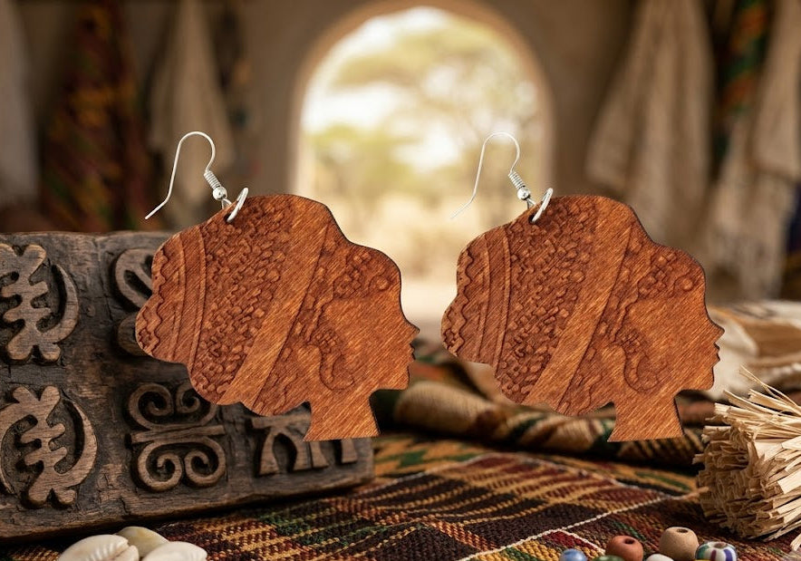 Southern Belle earrings | Natural hair earrings | Afrocentric earrings | jewelry | accessories