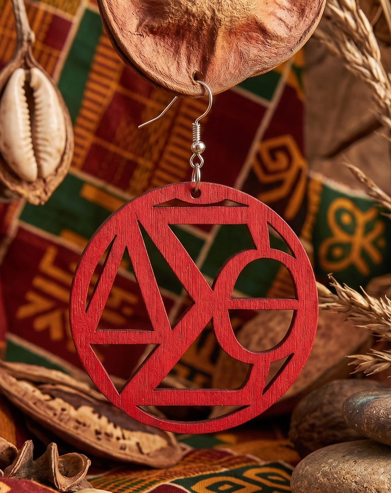 devastating earrings afrocentric natural hair delta sigma theta incorporated inc sorority dst accessories jewelry fashion outfit clothing decor crossing the burning sands gift idea 