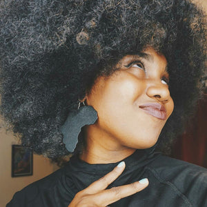 Africa earrings | Afrocentric earrings | natural hair earrings