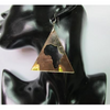 triangle African Afro Shape Acrylic Earrings | Ethnic Earring Natural hair afro shaped twa afrocentric earrings ear ring african shaped map accessory accessories jewelry fashion