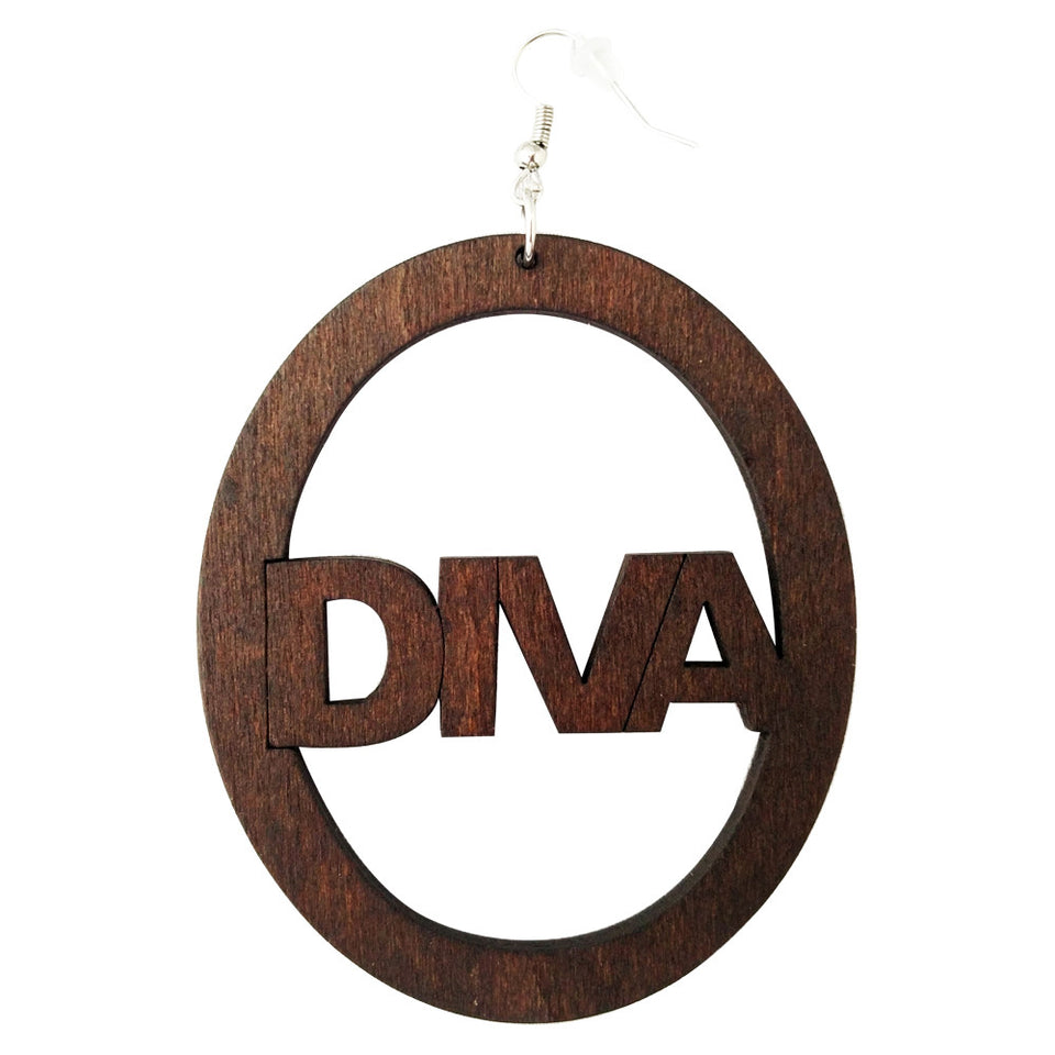 Diva earrings | Natural hair earrings | Afrocentric earrings | afrocentric fashion | afrocentric clothing | accessories | jewelry 