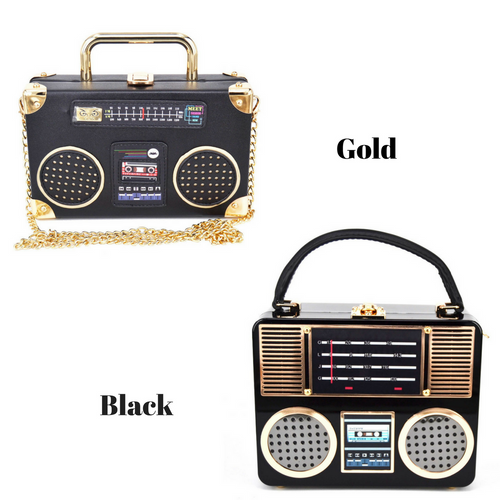 tape recorder purse handbag bag pocket book pocketbook wallet organizer holder tape deck radio raheem