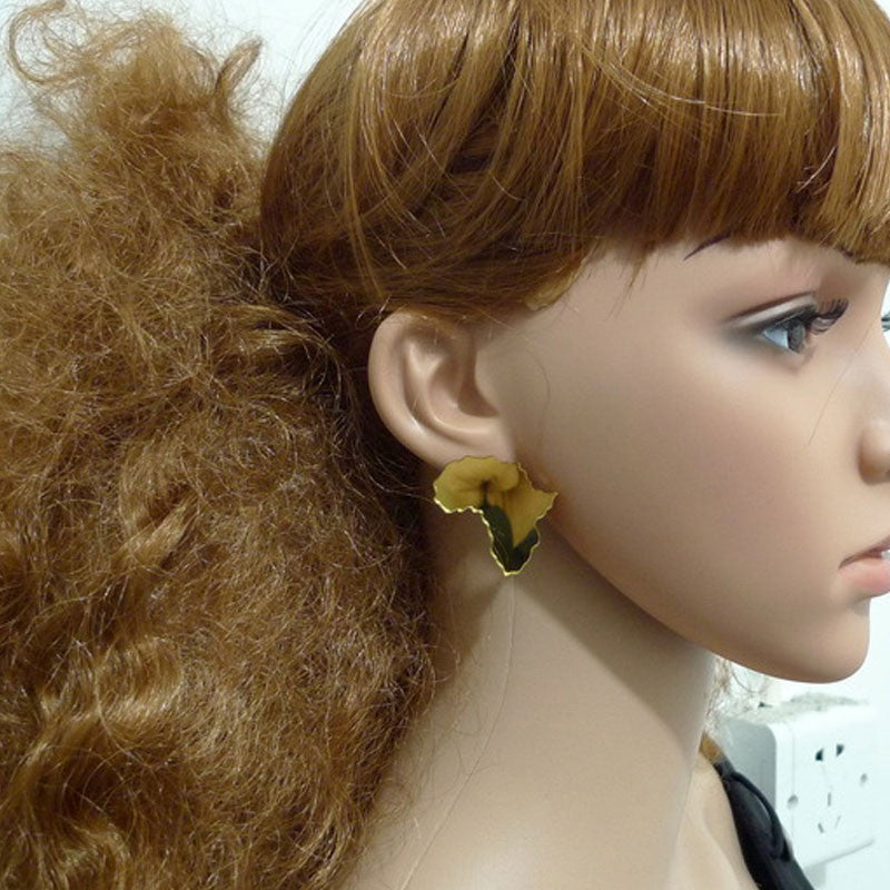 africa earrings; africa shaped earrings; africa jewelry; map of africa earrings; acrylic africa earrings; natural hair earrings; africa map earrings; afrocentric earrings; 