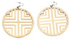 geometric adinkra wooden natural hair earrings afrocentric jewelry fashion accessories accessory tribal ear rings tribal