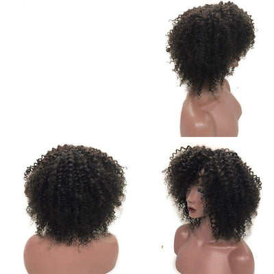 lace front human hair wigs virgin 130 density 150 closure 100% 7a grade excellent quality quick shipping no shedding USA black owned business wigs 