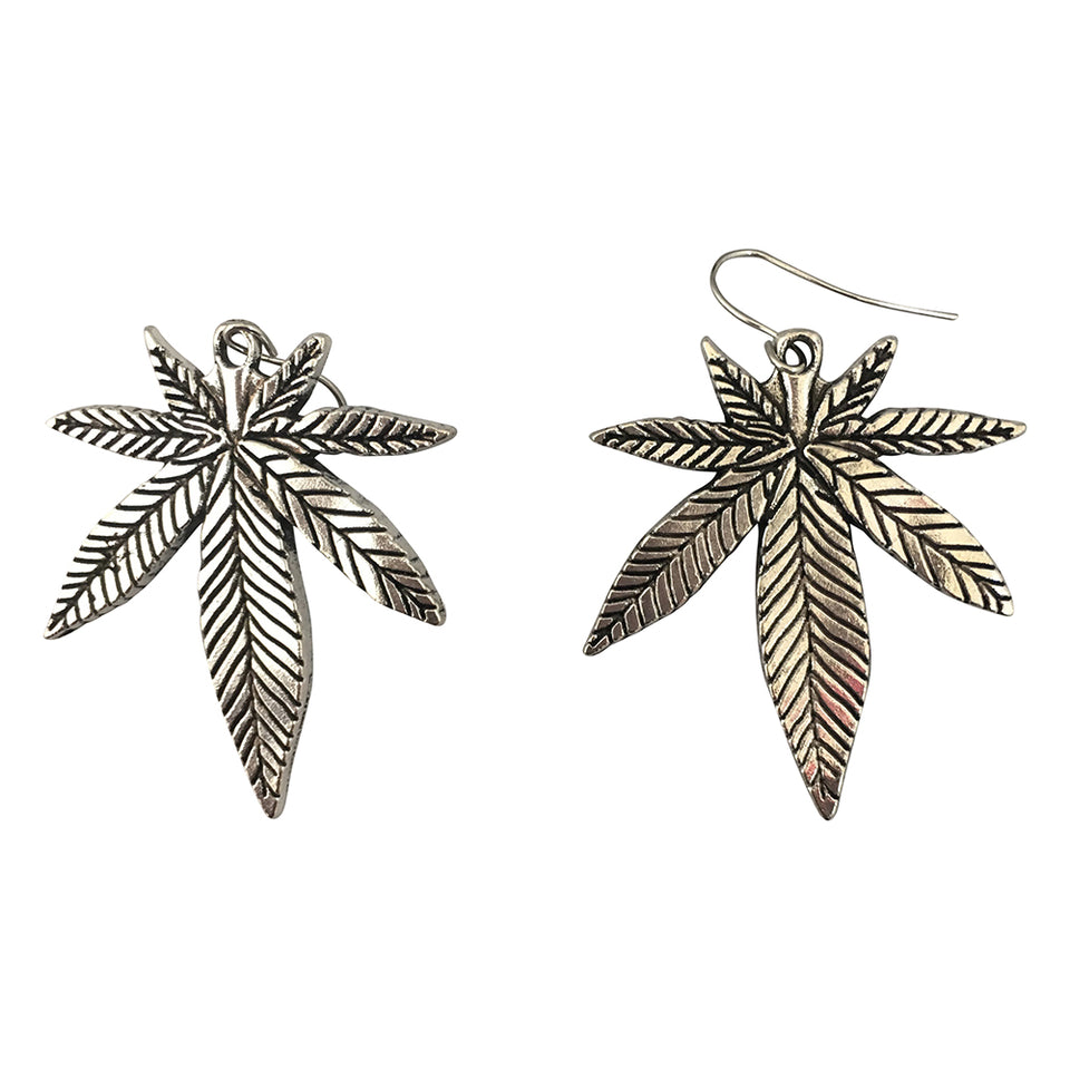 Mary Jane Earrings - Silver or Gold Color - 420 Friendly Jewelry accessories