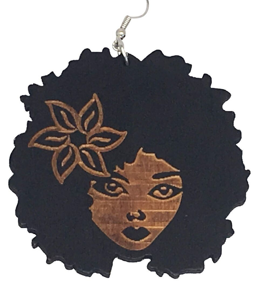 kima earrings natural hair afrocentric jewelry ear rings accessories fashion accessory clothing gift idea african american afro curly 