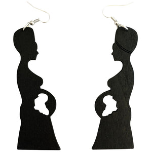 mother africa earrings | africa earrings | africa shaped earrings | map of africa earrings | natural hair earrings | afrocentric earrings | afrocentric fashion | afrocentric clothing | afrocentric accessories | afrocentric jewelry