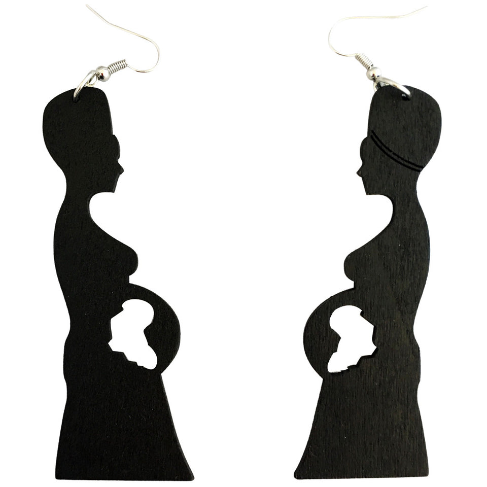 mother africa earrings | africa earrings | africa shaped earrings | map of africa earrings | natural hair earrings | afrocentric earrings | afrocentric fashion | afrocentric clothing | afrocentric accessories | afrocentric jewelry