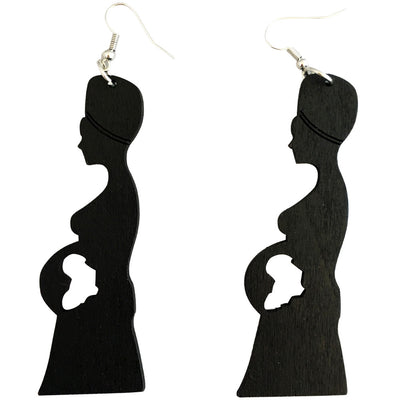 mother africa earrings | africa earrings | africa shaped earrings | map of africa earrings | natural hair earrings | afrocentric earrings | afrocentric fashion | afrocentric clothing | afrocentric accessories | afrocentric jewelry