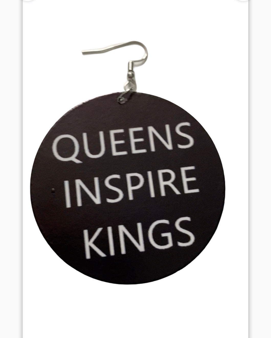queens inspire kings earrings natural hair jewelry afrocentric accessories pro black earring accessory fashion outfit idea clothing gift urban cheap unique different kwanzaa christmas birthday 