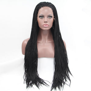 Luxury Premium Lace Front Heat Resistant Braided Wigs