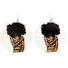 unapollogetically me earrings | natural hair jewelry | afrocentric accessories | fashion | twist | afro | twa | coils | twist out | nappy coils | locs | dreadlocks | dread locs | natural beauty