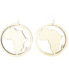 black hoop map of Africa earrings | natural hair earrings | afrocentric earrings | afrocentric jewelry | africa shaped earrings | african earrings | african jewelry | african earrings jewelry | african hoop earrings