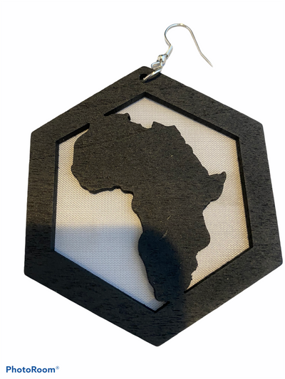 africa map earrings african continent earring american accessories afrocentric jewelry black brown gift idea kwanzaa urban cheap cute unique different christmas