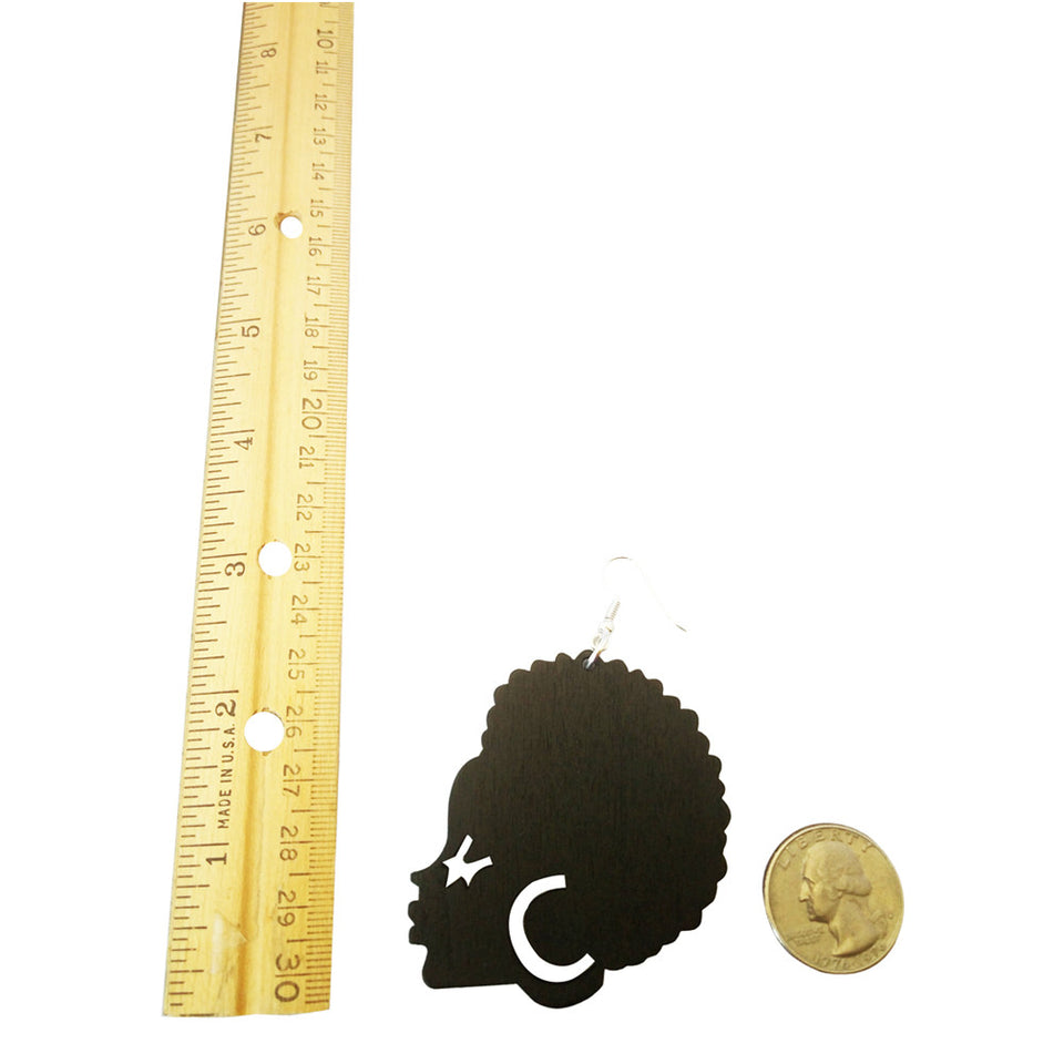 afro earrings | natural hair earrings | afrocentric earrings