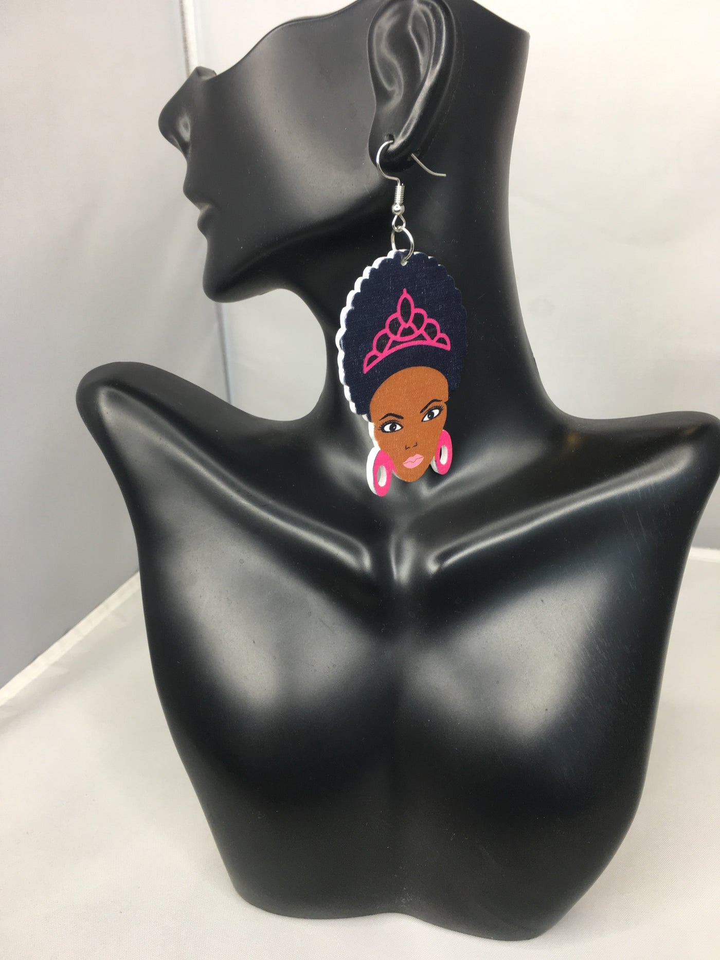 afro earrings princess earring afrocentric jewelry natural hair accessories kids accessory children ear candy fashion outfit idea jewellery hairstyles tutorial 4b 4c 4a
