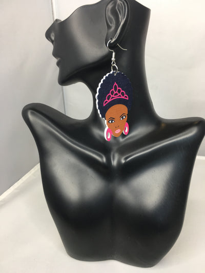 afro earrings princess earring afrocentric jewelry natural hair accessories kids accessory children ear candy fashion outfit idea jewellery hairstyles tutorial 4b 4c 4a