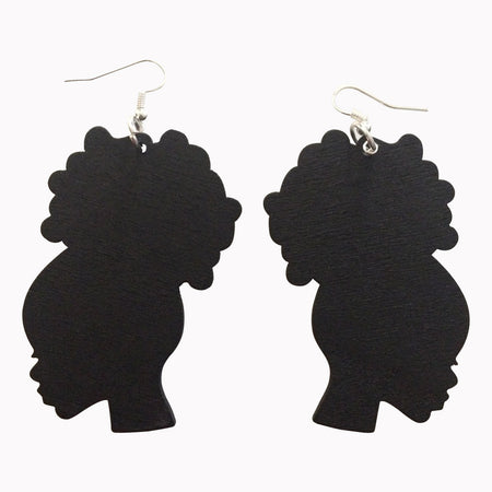 Afro Puff Earrings (6 colors) | Natural hair earrings | Afrocentric earrings | jewelry | accessories