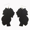 black afro puff earrings | yellow afro puff earrings | natural hair earrings | afrocentric earrings | afrocentric jewelry | afrocentric fashion | african earrings | afro puff