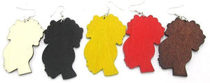 afro puff earrings all colors