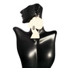Afro earrings | Afrocentric earrings | natural hair earrings | afrocentric fashion | afrocentric jewelry |  wooden earrings | big black earrings | afro earrings for sale