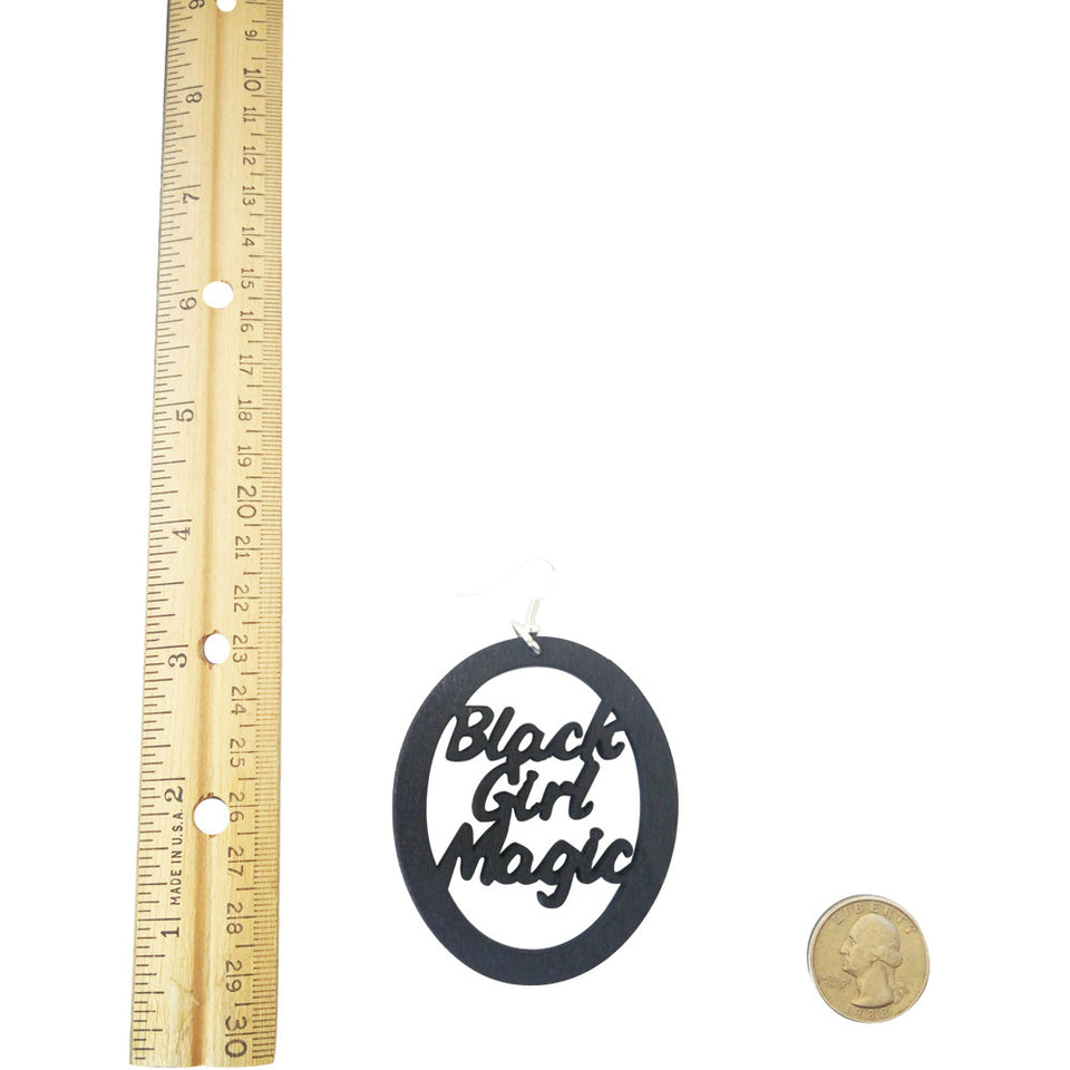 Black girl magic earrings | natural hair earrings | afrocentric earrings | afrocentric jewelry | afrocentric accessories | afrocentric fashion | black girl magic | afro earrings