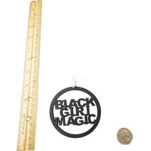black girl magic earrings; black girl magic; afrocentric earrings; natural hair earrings; african american earrings; afro earrings; twa earrings; afrocentric fashion; afrocentric accessories; 
