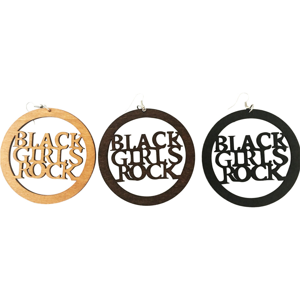 black girls rock, black girls rock earrings, natural hair earrings, afrocentric earrings, afrocentric jewelry, natural hair jewelry, afrocentric fashion, natural hair fashion, afrocentric clothing, natural hair clothing, afrocentric accessories, natural hair accessories, wooden earrings, twa earrings
