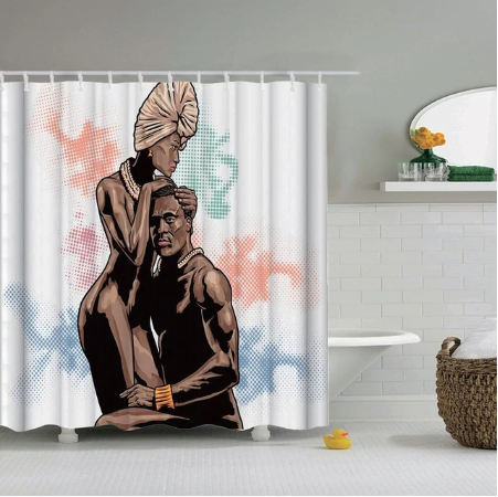 afrocentric home decor african shower curtains wall art and style pro black household items decorations american bedding cheap cute affordable feminine urban womens woman women ladies apartment home apt house ideas gift christmas kwanzaa birthday anniversary warming dorm help couple love romantic sexy
