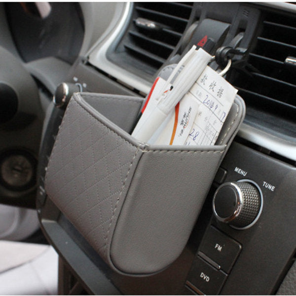car auto automobile storage organizer hanging multi multiple function phone bag ditty air vent 