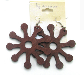 dark brown adinkra symbol earring natural hair accessories afrocentric jewelry african earrings, ashanti earrings, jewelry, jewelries, accessories, affordable earrings, amazon cheap earrings, etsy earrings
