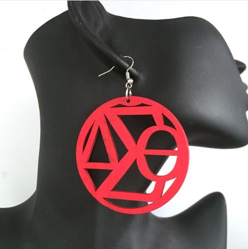 devastating earrings afrocentric natural hair delta sigma theta incorporated inc sorority dst accessories jewelry fashion outfit clothing decor crossing the burning sands gift idea 