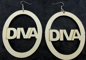 Diva earrings | Natural hair earrings | Afrocentric earrings | afrocentric fashion | afrocentric clothing | accessories | jewelry 