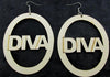 Diva earrings | Natural hair earrings | Afrocentric earrings | afrocentric fashion | afrocentric clothing | accessories | jewelry 