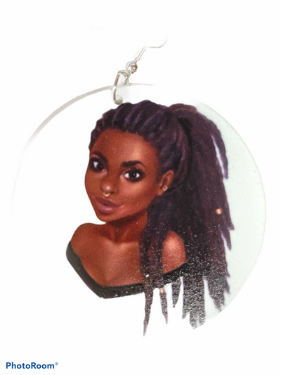 dread lock earrings pony tail woman jewelry locs sisterlocks sisterlocs dreadloc dreadlocs accessories fashion outfit idea unique cute cheap locks free form