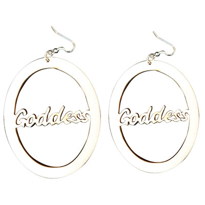 goddess earrings; natural hair earrings; afrocentric earrings; wooden earrings;