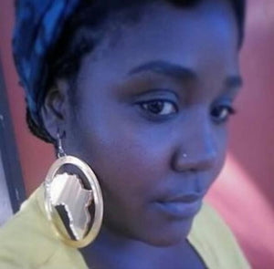 Africa earrings | Afrocentric earrings | natural hair earrings