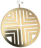 gold mirror geometric earrings natural hair accessories afrocentric jewelry tribal accessory jewellery plastic large hoop acrylic unique whimsical