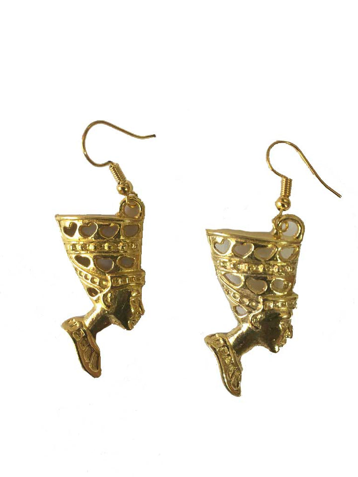 Queen Nefertiti earrings Gold or Silver Color Queen Nefertiti