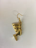 gold queen nefertiti earrings afrocentric jewelry african accessories natural hair jewellery outfit idea clothing accessory egypt egyptian african africa
