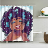 afrocentric home decor african shower curtains wall art and style pro black household items decorations american bedding cheap cute affordable feminine urban womens woman women ladies apartment home apt house ideas gift christmas kwanzaa birthday anniversary warming dorm help laughing queen natural hair afro curly 