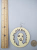 Lauryn hill earring afrocentric earring natural hair earring clothing jewelry afro wooden
