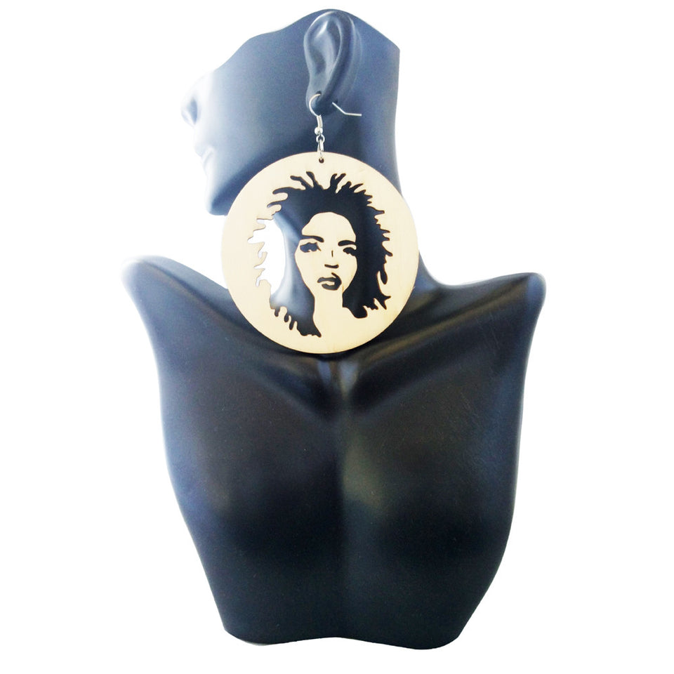 lauryn hill earrings | afrocentric earrings | natural hair earrings | afrocentric jewelry | lauren hill earrings